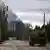 Columns of smoke rising from a shelled power plant near Luhansk