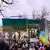 Manifestación de solidaridad con el Pueblo de Ucrania. Aquí en Berlín este 22 de febrero de 2022