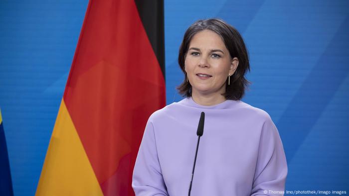 Berlin PK Außenministerin Baerbock 