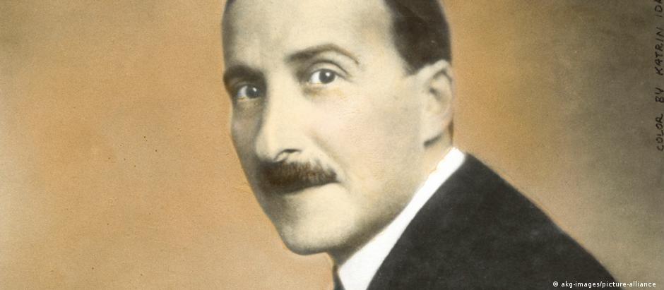 Stefan Zweig (1881-1942) projetou no Brasil um polo oposto à belicosidade europeia (foto de 1925)