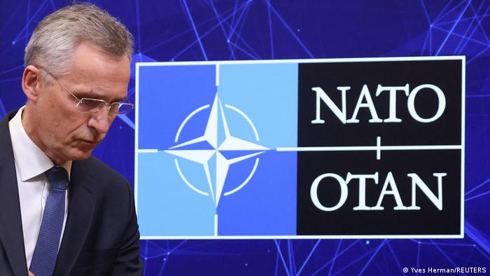 Generalsekretär Jens Stoltenberg im Brüsseler NATO-Hauptquartier 