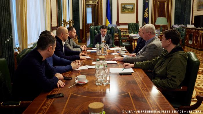 Ukraine Volodymyr Selenskij Beratung Regierung 