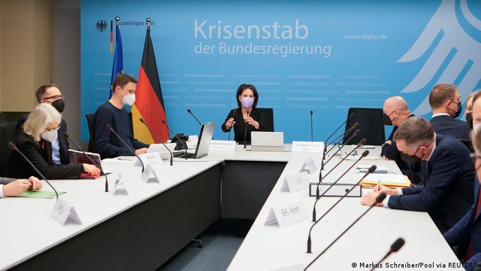 Deutschland Außenministerin Annalena Baerbock Ukraine Krisenstab
