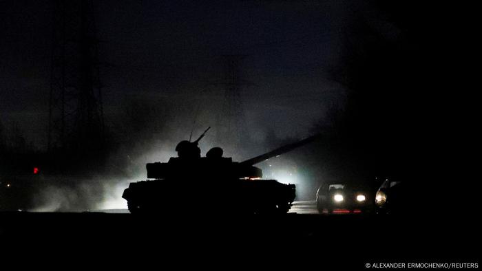 Tanque en Donetsk fotografiado el martes.