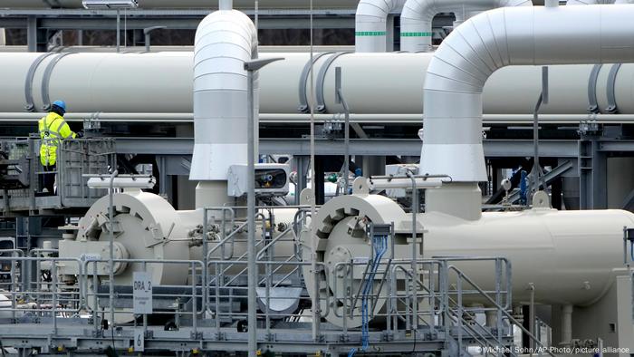 Deutschland Nord Stream 2 Gas Terminal in Lubmin