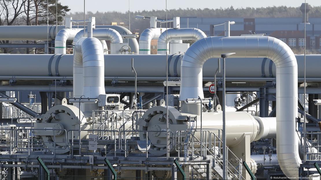Deutschland Nord Stream 2 Gas Terminal in Lubmin