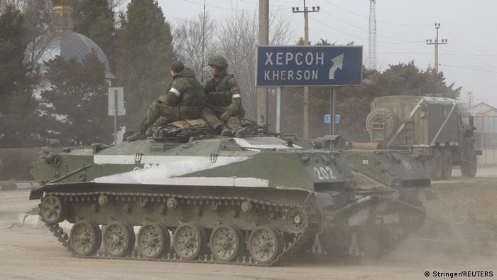 Российские войска выдвигаются в направлении Херсона