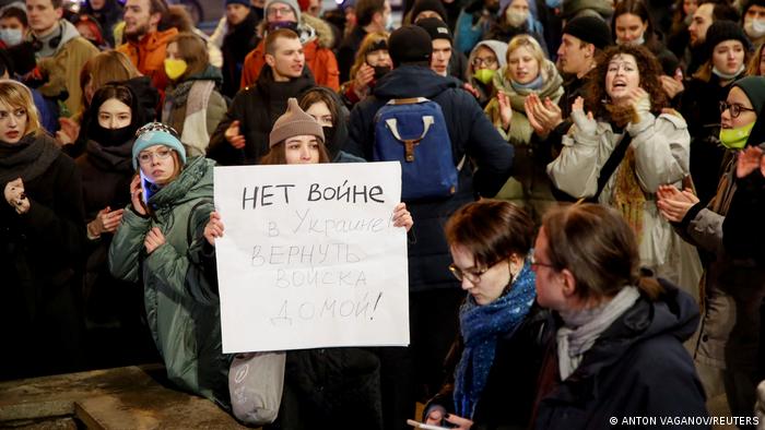 Protests in Saint Petersburg