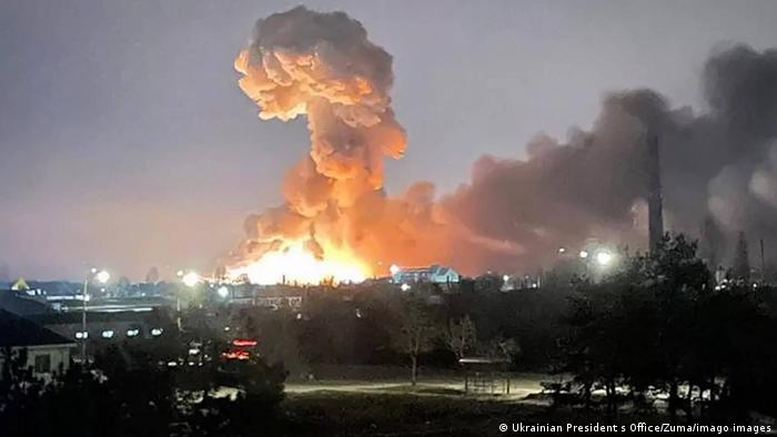 Explosão invasão Kiev Ucrânia