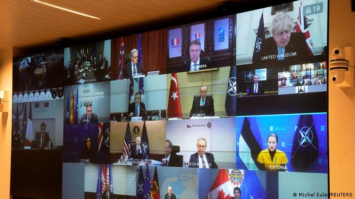 Videokonferenz NATO-Mitglieder zu Ukraine-Krieg