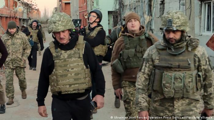 Schauspieler Sean Penn in der Ukraine