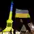 Protest solidarności z Ukrainą w Londynie 25 lutego 2022 r.