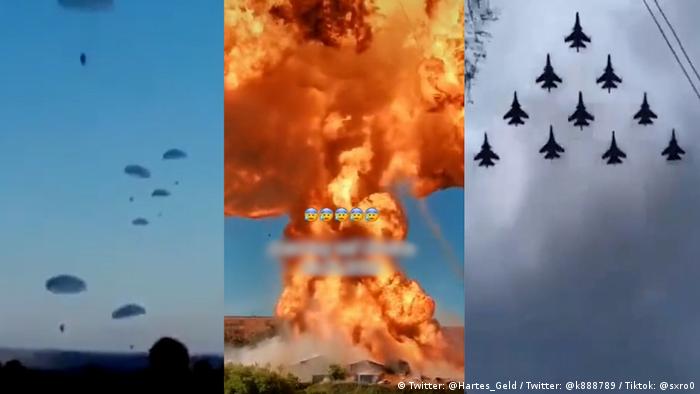 DW verifica: estos cinco videos de la guerra en Ucrania son falsos | Europa | DW | 26.02.2022