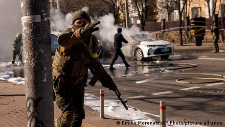 Rat i na ulicama Kijeva