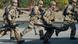 Bundeswehr soldiers running Bundeswehr soldiers running
