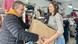 Locals have been enthusiastically donating in Slubice, Poland. Locals have been enthusiastically donating in Slubice, Poland.