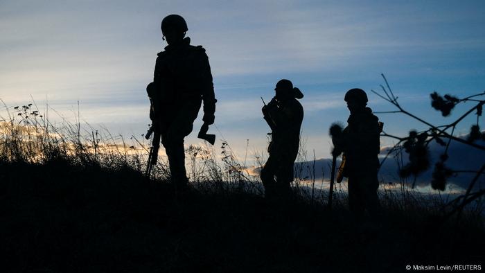 Ukrayna'nın başkenti Kiev yakınlarında bulunan Vasilkiv Hava Üssü'nde Ukraynalı askerler