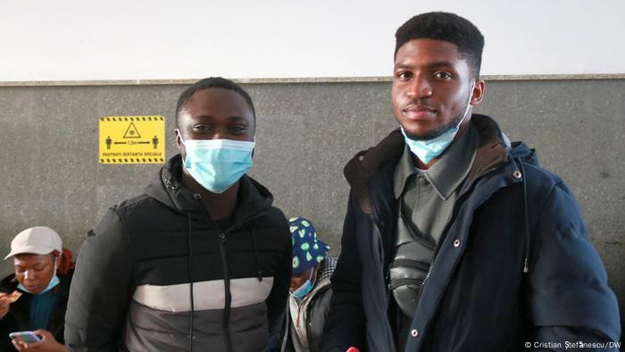Two medical students from Ghana in Romania