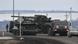 Ukraine Krieg l Militärlastwagen mit einem schweren Artilleriegeschütz vom Typ 2S7 Pion bei Belgorod Ukraine Krieg l Militärlastwagen mit einem schweren Artilleriegeschütz vom Typ 2S7 Pion bei Belgorod