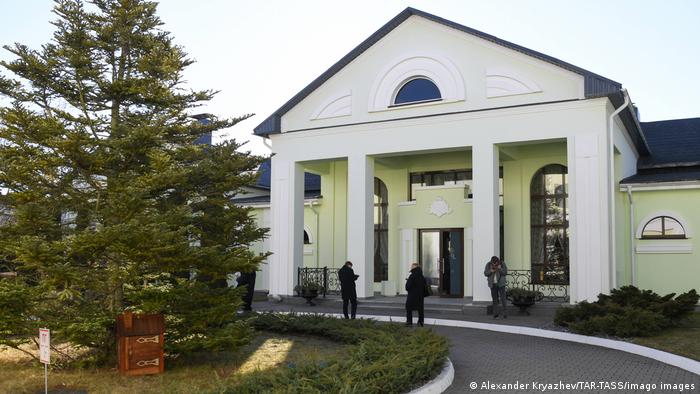 Sede de las negociaciones entre Rusia y Ucrania en Gomel, Bielorrusia