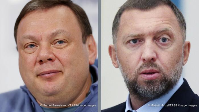 Los oligarcas rusos Mikhail Fridman (izq.) y Oleg Deripaska.