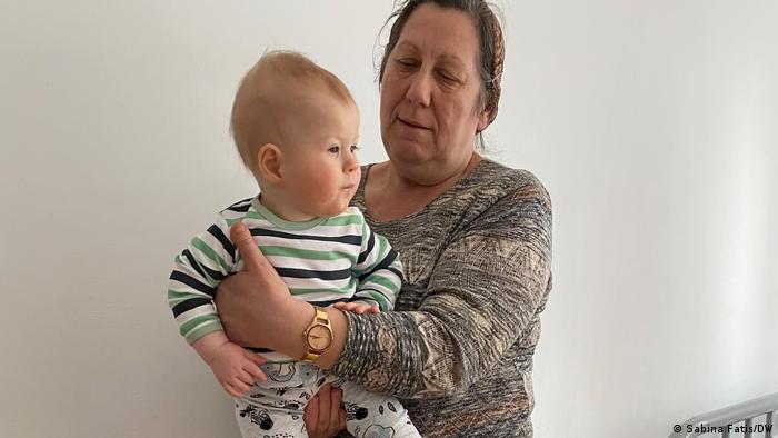 Bunica Irina cu nepotul ei 