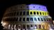 Italien Kolosseum in Rom | Illumniation | Solidarität mit Ukraine Italien Kolosseum in Rom | Illumniation | Solidarität mit Ukraine
