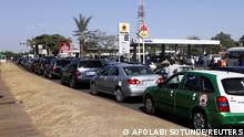 Nigeria Tankstelle in Abuja 