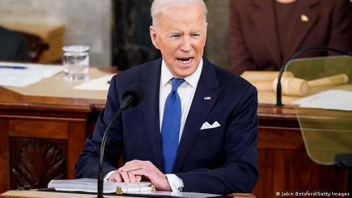 USA Präsident Joe Biden Rede zur Lage der Nation 