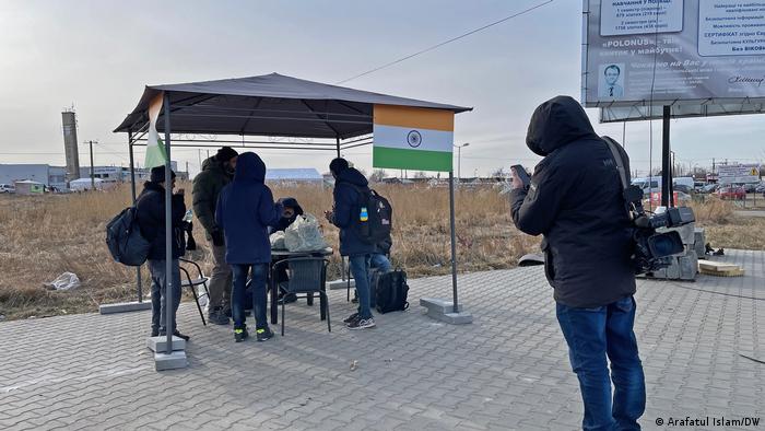 Polen Medyka Grenze zu Ukraine | Flüchtende aus Asien