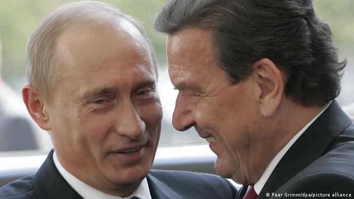 Gerhard Schröder și Vladimir Putin