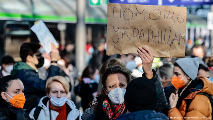 Deutschland | Ankunft ukrainischer Flüchtlinge in Berlin