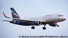 Niederlande | Russische Aeroflot A320 landet in Amsterdam