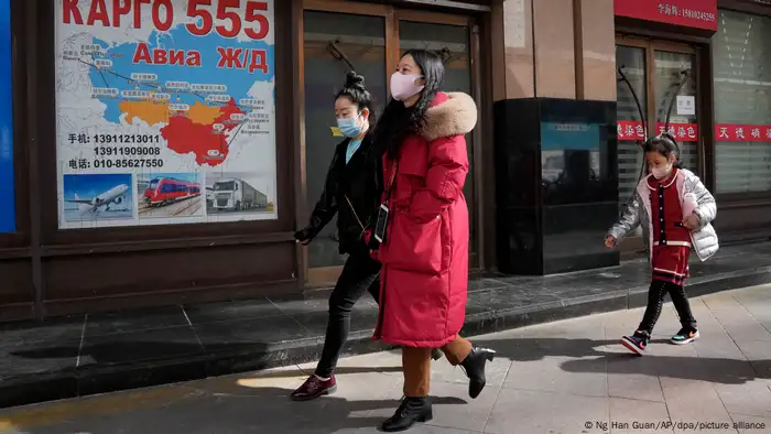 China | Russische Geschäfte in Peking