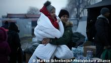 Refugiados ucranianos llegan a Polonia el 03 de marzo de 2022.