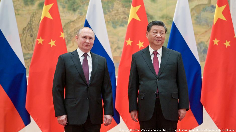 2022年2月4日，習近平在北京與俄羅斯總統普京會晤，雙方發表聲明，宣布中俄合作「沒有止境、沒有禁區、沒有上限」