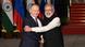 Vladimir Putin and Narendra Modi shake hands in 2021 Vladimir Putin and Narendra Modi shake hands in 2021