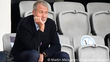 FILE - Chelsea soccer club owner Roman Abramovich attends the UEFA Women's Champions League final soccer match in Gothenburg, Sweden on Sunday, May 16, 2021. Abramovich, a former Russian provincial governor and Vladimir Putin ally who became a steel and metals magnate, is now a dual Israeli citizen with a net worth estimated at more than $13 billion. He has used his fortune to buy the British soccer club Chelsea and homes in London and New York. (AP Photo/Martin Meissner, File)