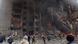 Burning buildings in the northern Ukrainian city of Chernihiv Burning buildings in the northern Ukrainian city of Chernihiv