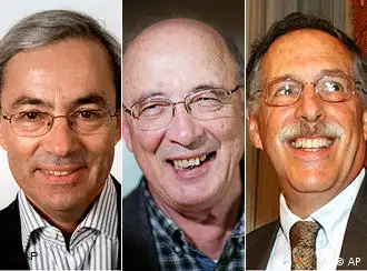 美国和英国的三名科学家共同分享本年度诺贝尔经济学奖