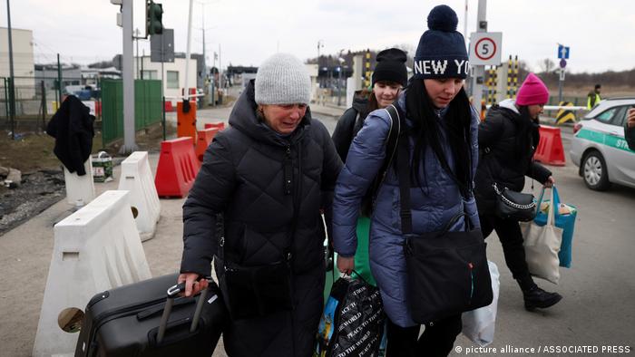 Polen Menschen, die aus der Ukraine geflohen sind Polen Menschen, die aus der Ukraine geflohen sind
