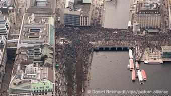 Ukraine-Konflikt - Proteste in Hamburg