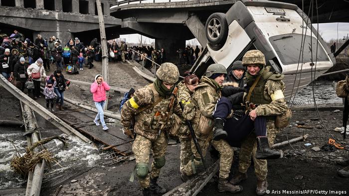 Ukraine-Russland Krieg Irpin 