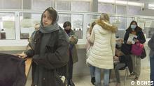 Ukrainische Frauen in Bulgarien registrieren sich als Flüchtlinge. 