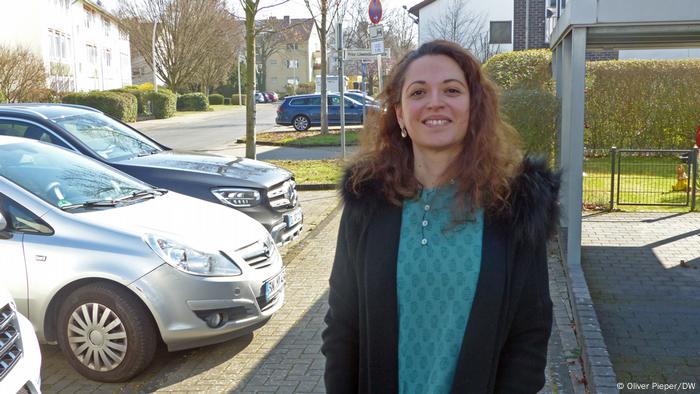 Narina Karitzky outside her school