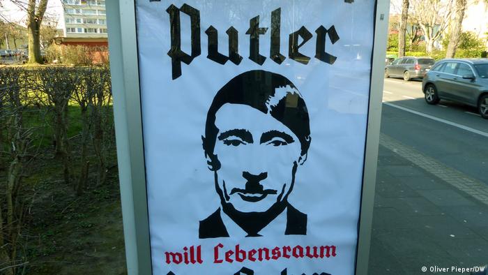 Bonn Plakat Protest gegen Putin