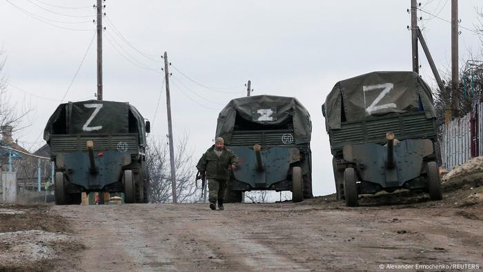 Руснаците обозначиха с латинската буква Z своите танкове и бронирани