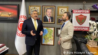 AKP Miletvekili Hüseyin Yayman, DW Türkçe muhabiri Eray Görgülü'nün sorularını yanıtladı