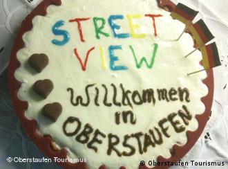 The town of Oberstaufen baked Google a cake