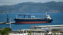 August 15, 2018 - Athens, Greece - A gas ship is seen at Helfe Tanker and Gas Terminal. Athens Greece - ZUMAs197 20180815_zab_s197_003 Copyright: xOmarxMarquesx